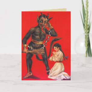Cartes de Noël vintages de Krampus