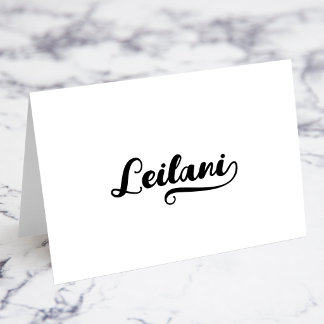 Cartes de nom avec lettrage gras Brush Script I Sw