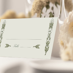 Cartes de nom du Mariage Art Nouveau vintage