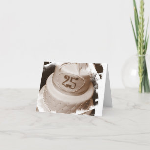 Cartes de note argentées d'anniversaire