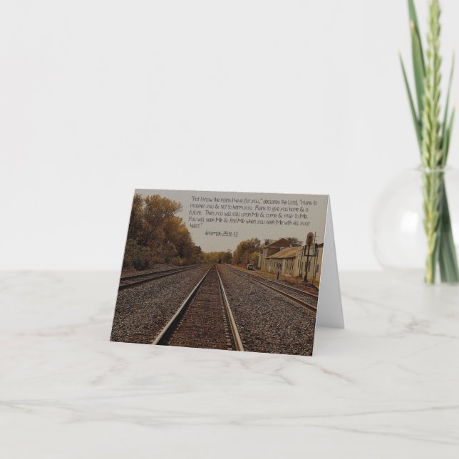 Cartes de note de 29:11 de Jérémie (Devant)