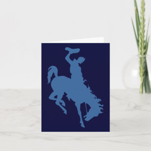 Cartes de note de cowboy de rodéo
