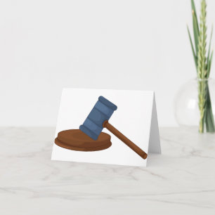Cartes de note de Gavel de juges