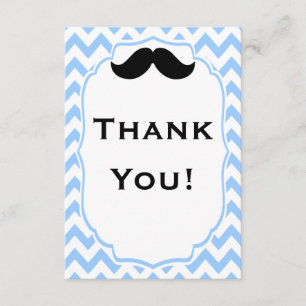 Cartes de note de Merci de moustache