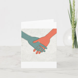 Cartes de note de poignée de main