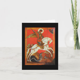 Cartes de note de St George et de dragon