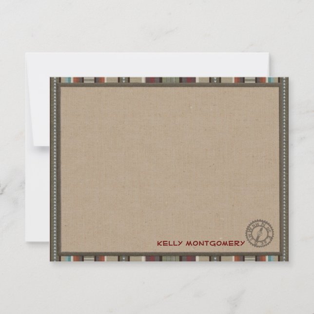 Cartes de note plates personnalisées par style de (Devant)