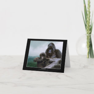 Cartes de note PRÉCIEUSES de gorille de Mtn de ~