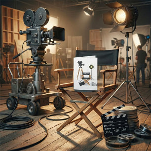 Cartes de note réglées de cinéaste