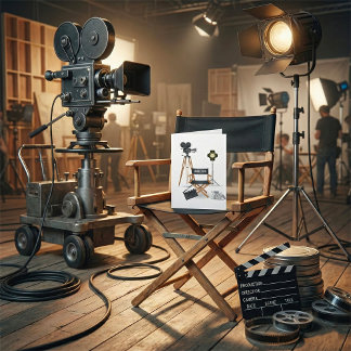 Cartes de note réglées de cinéaste