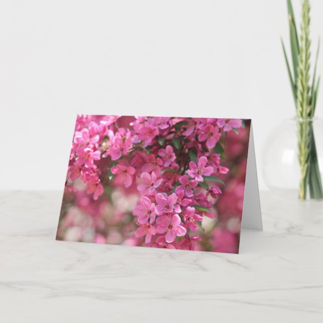 Cartes de notes à fleurs de lilas (Devant)