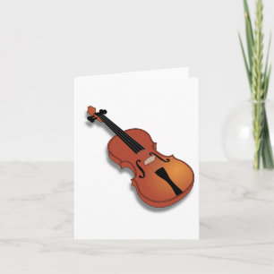 Cartes de notes aux instruments de violon