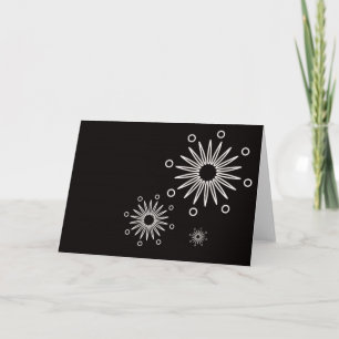 Cartes de notes blanches et noires