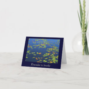 Cartes de notes Cartes d'eau bleue et cartons de l