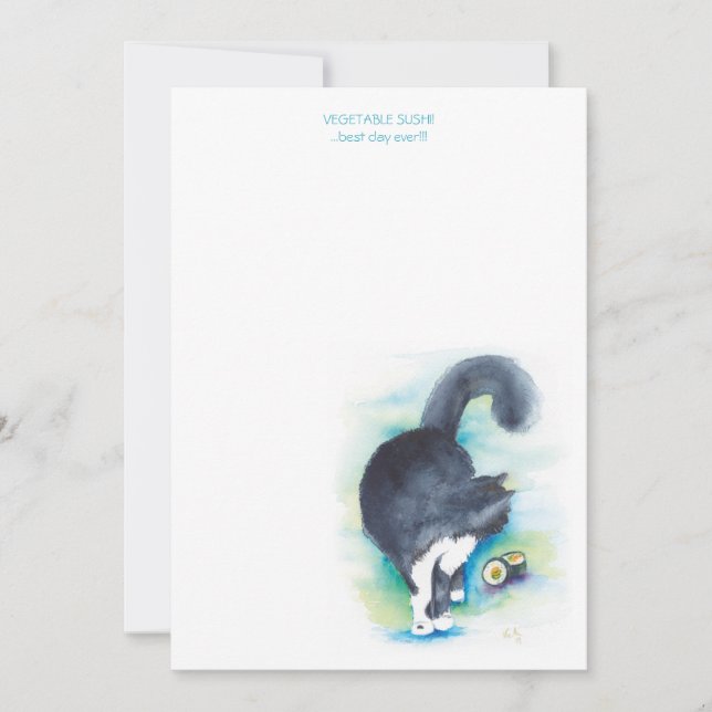 Cartes de notes couleur Amoureux des chats (Devant)