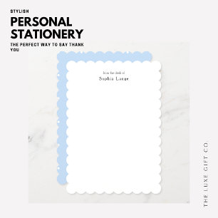 Cartes de notes de bord de pétoncle personnalisées