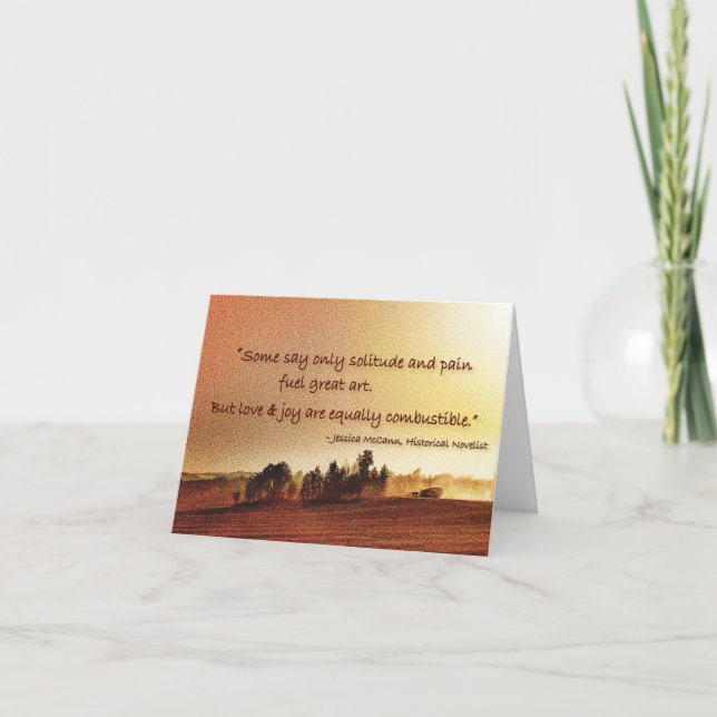 cartes de notes de devis inspirantes (Devant)