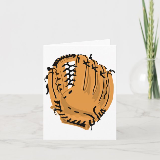 Cartes de notes de gant de baseball (Devant)