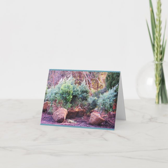 Cartes de notes de la ferme de Noël (Devant)