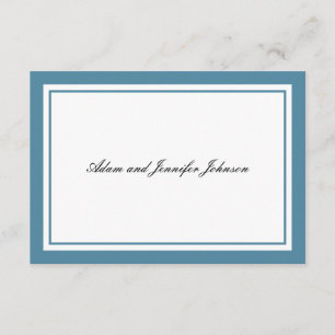 Cartes de notes de Merci Général (Bleu Acier / Bla