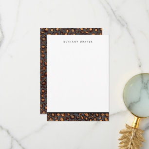 Cartes de notes de papier à lettres poster de anim