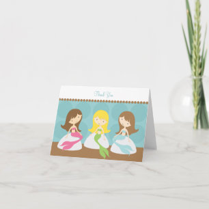 Cartes de notes de sirènes sucrées