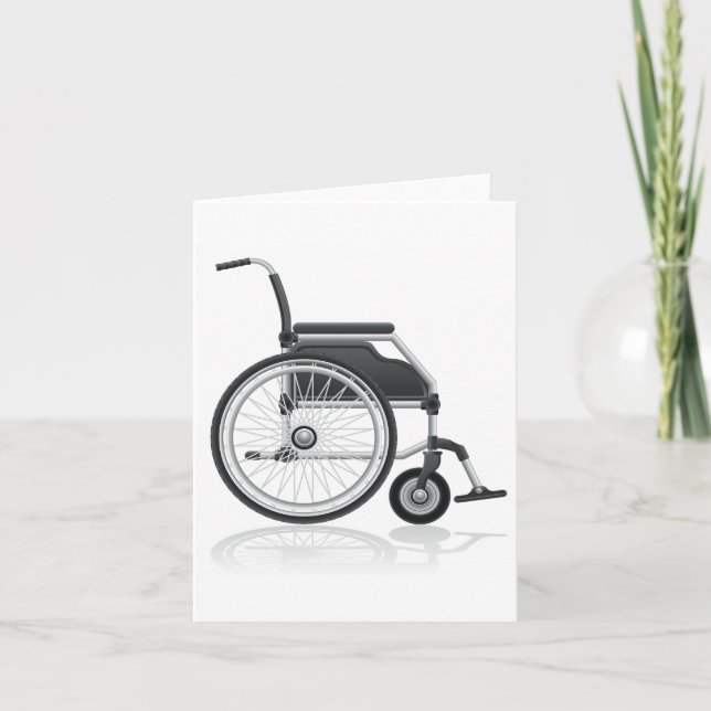 Cartes de notes en fauteuil roulant (Devant)