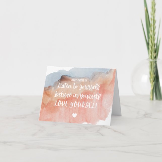 Cartes de notes encourageantes et positives pour l (Devant)