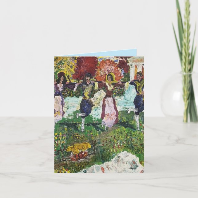 Cartes de notes : Festival Grecian (Devant)