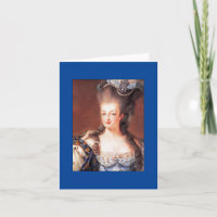 Cartes de notes Marie Antoinette