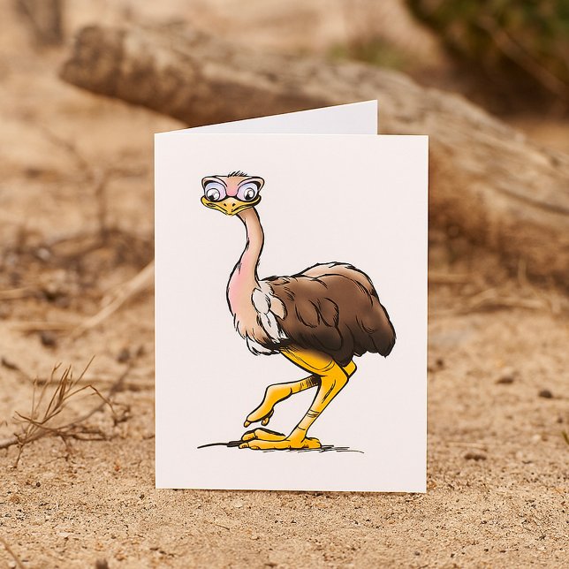 Cartes de notes Ostrich (Créateur téléchargé)
