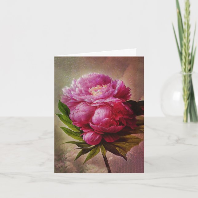 Cartes de notes Peony Rose Peony Lush (Devant)