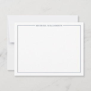 Cartes de notes personnalisées aux bordures classi