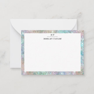 Cartes de notes personnalisées Luxe Sparkles