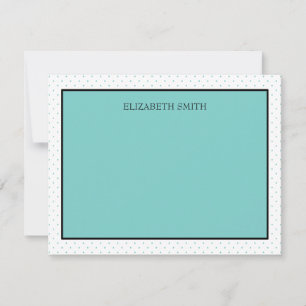 Cartes de notes personnalisées Points Tiffany
