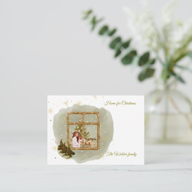 Cartes de notes plates  (Debout devant)