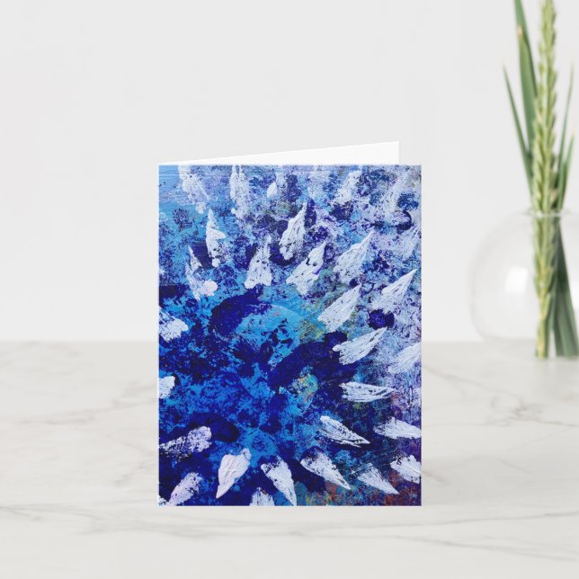 Cartes de notes pliées Skyburst (Devant)