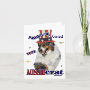 Cartes de notes pour berger australien