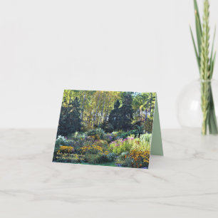 Cartes de notes pour l'automne au début des jardin