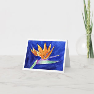 Cartes de notes pour peinture à l'Oiseau du Paradi
