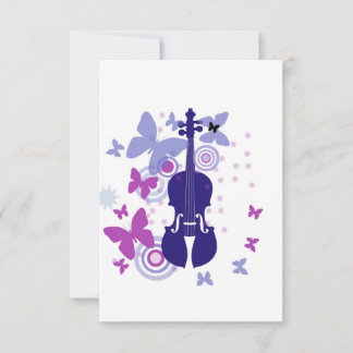 Cartes de notes pour violon