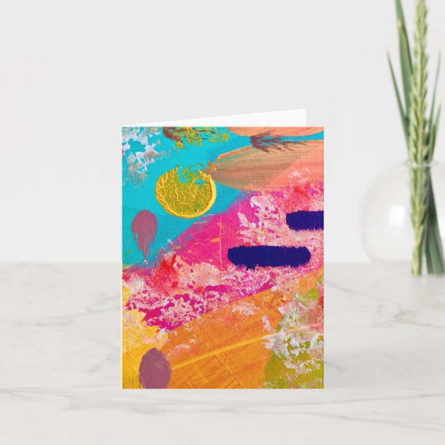 Cartes de notes quotidiennes heureuses (Devant)