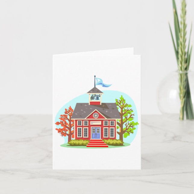 Cartes de notes sur les bâtiments scolaires (Devant)