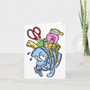 Cartes de notes sur les fournitures scolaires