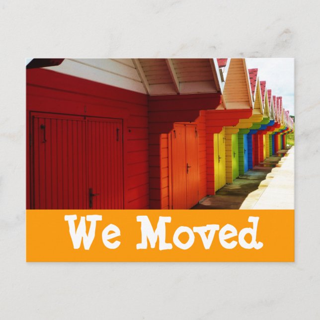 Cartes de Nouvelle Adresse de Maisons de Plage Col (Devant)