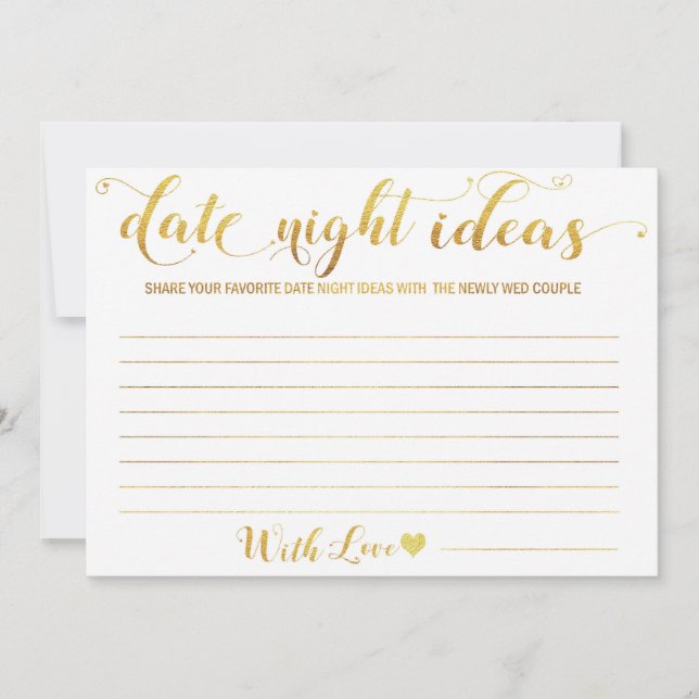 Cartes de nuit pour la mariée Fête des mariées-cha (Devant)