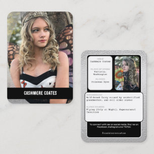 Cartes de Photo Histoire de Personnage à Effet de