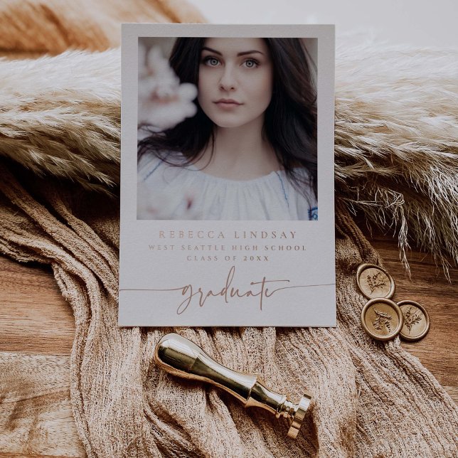 Cartes de photos d'annonce de remise de diplôme à  (Créateur téléchargé)