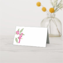 Cartes de place Azalea Blank