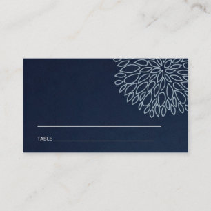 CARTES DE PLACE BAT MITZVAH DU BAR NAVY GOLD DAHLI